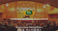 Desktop Screenshot of academy-concert.com